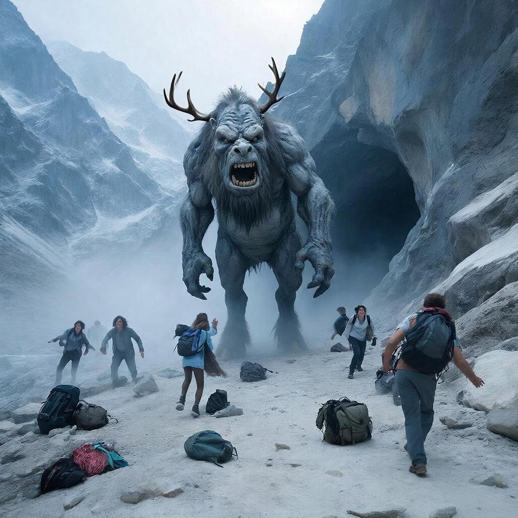 Существо в горах