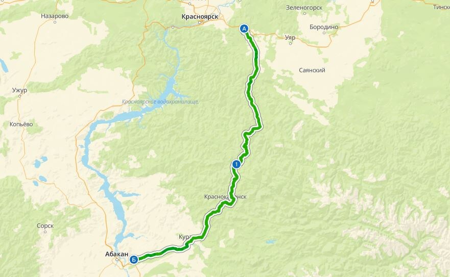 Трасса «Саяны» 04К-029 (спасибо 2Gis)