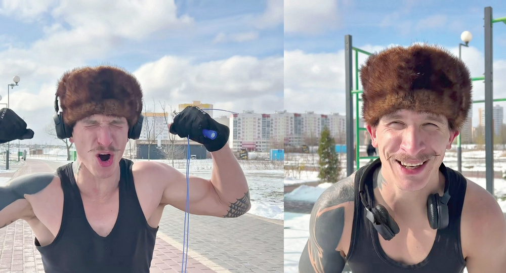 Житель Гомеля весь год делал зарядку по утрам и раскрутил блог