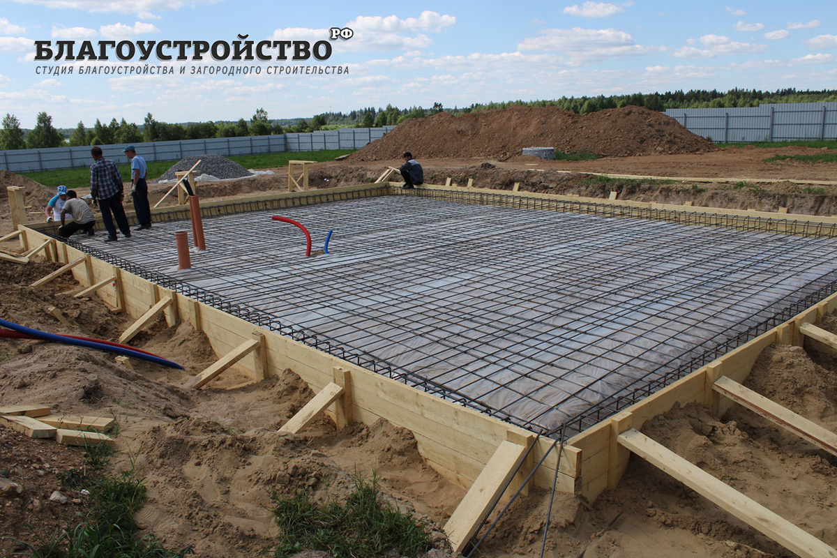 армирование фундамента