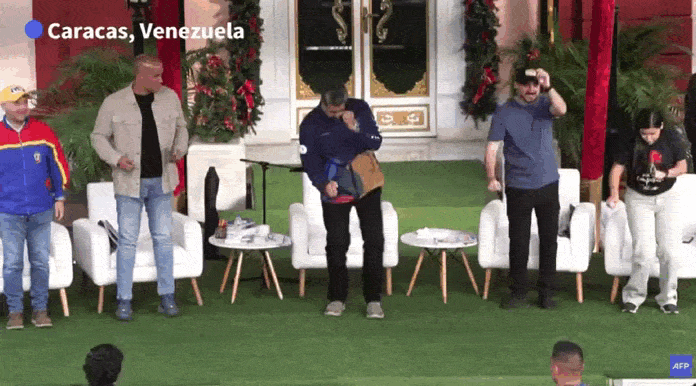    Николас Мадуро не верил, что окажется в плену, и танцевал незадолго до американской спецоперации. Видео: ТГ-канал "Царьград ТВ"