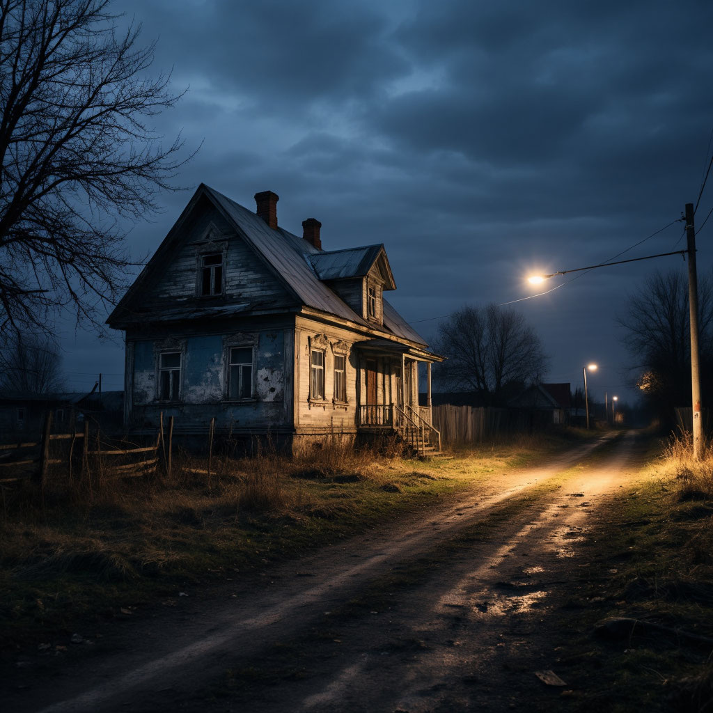 На секунду появилось электричество