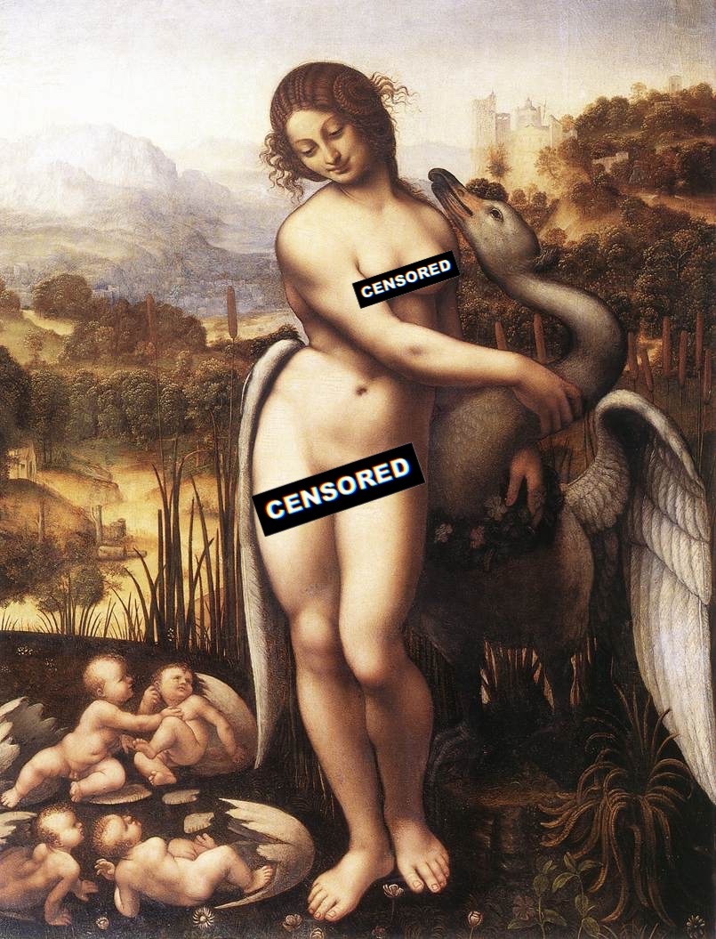 Чезаре да Сесто, Леда и лебедь, 1505-1510