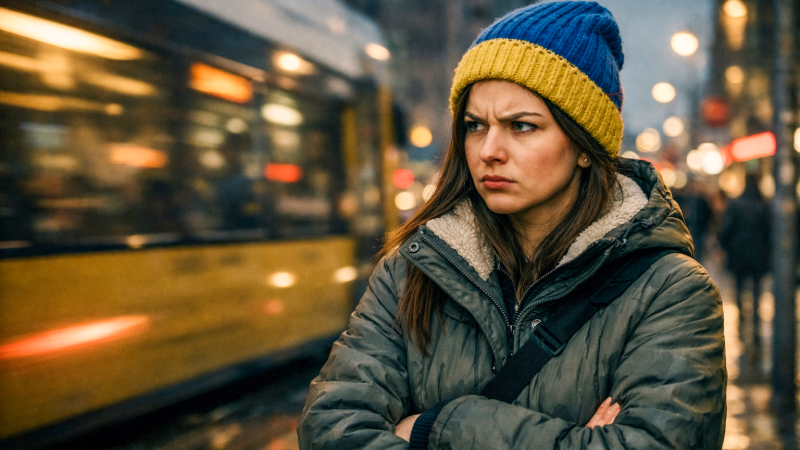    Украинские беженки негодуют, заявляя, что немцы - безынициативные неженки. Коллаж Царьграда