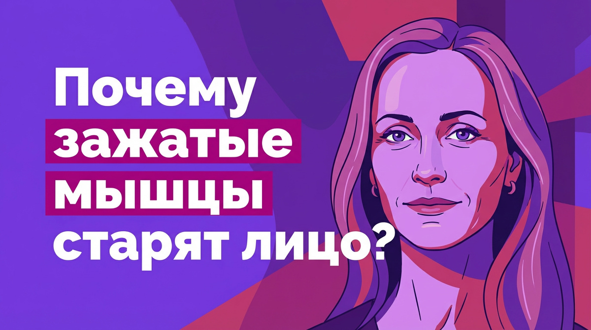 Зажатые мышцы лица и их влияние на старение кожи — естественный подход к омоложению.
