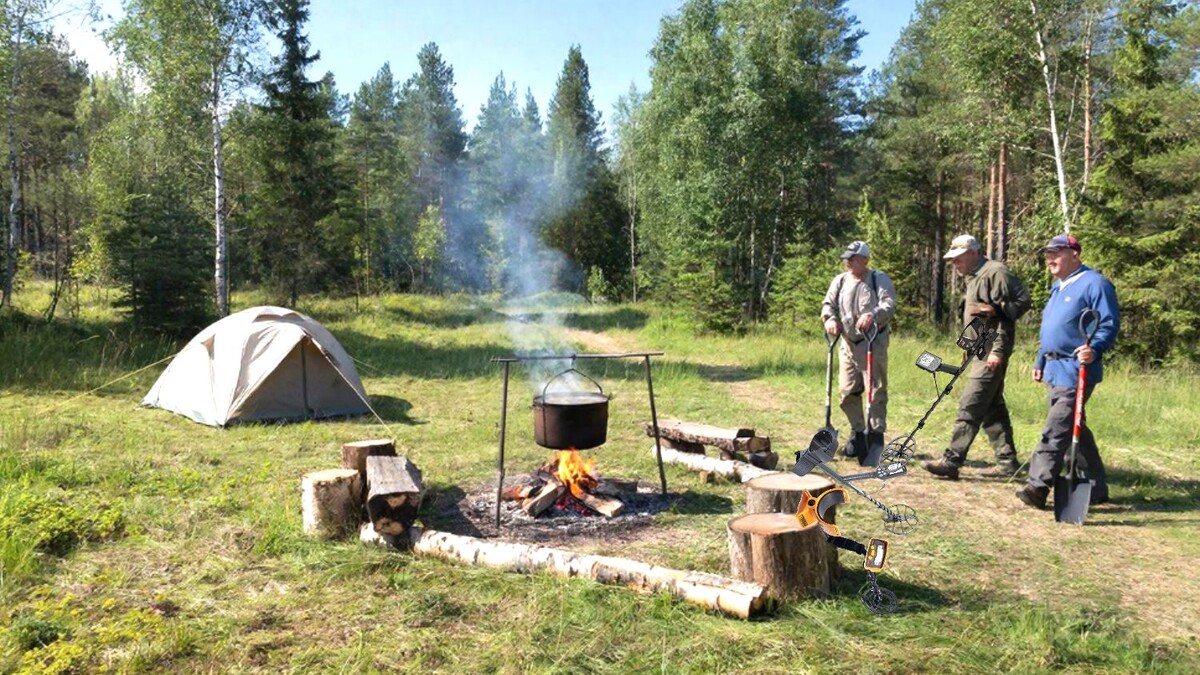 На месте деревни.