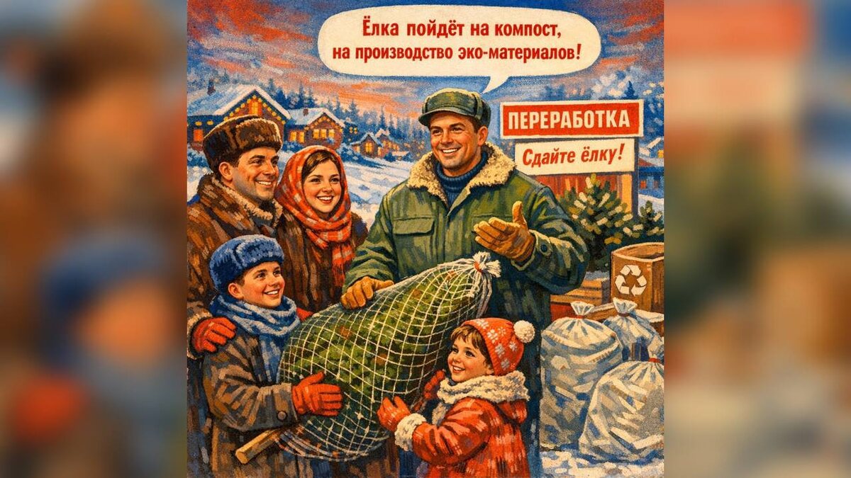    Куряне могут дать своей новогодней елке вторую жизнь