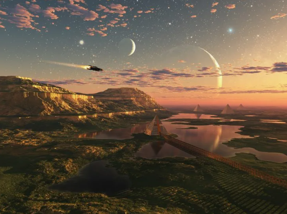 Инопланетный мир.