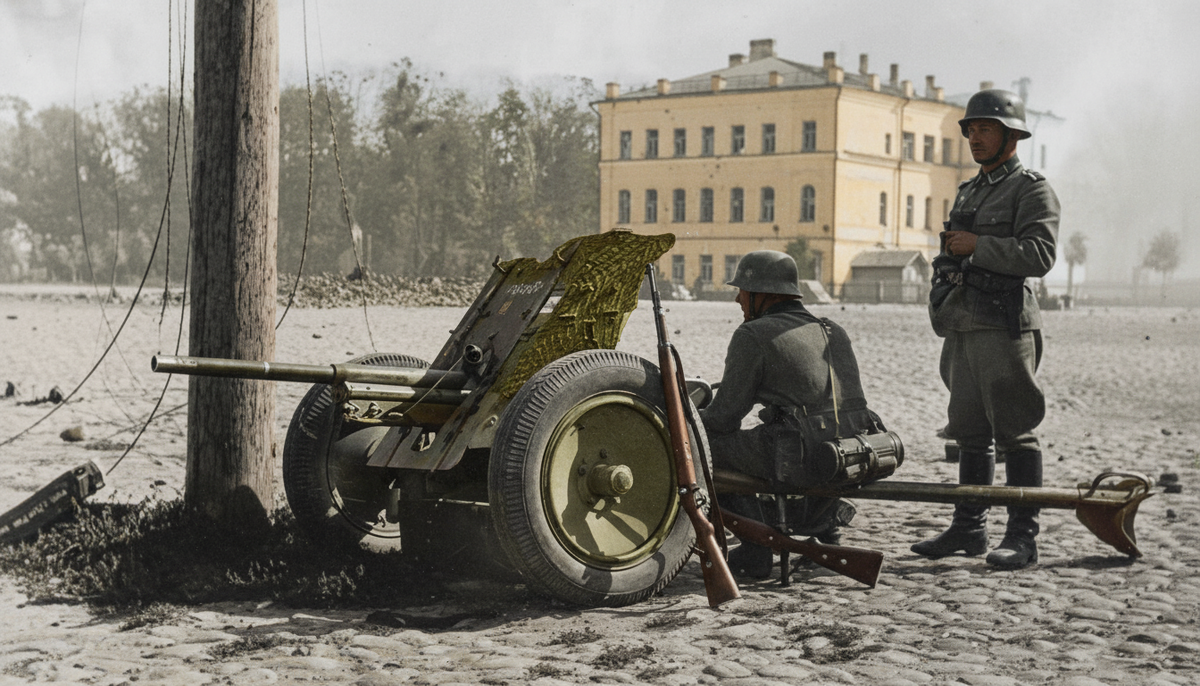 37-Мм противотанковая пушка немцев Pak-35/36 оказалась бестолковой против Т-34