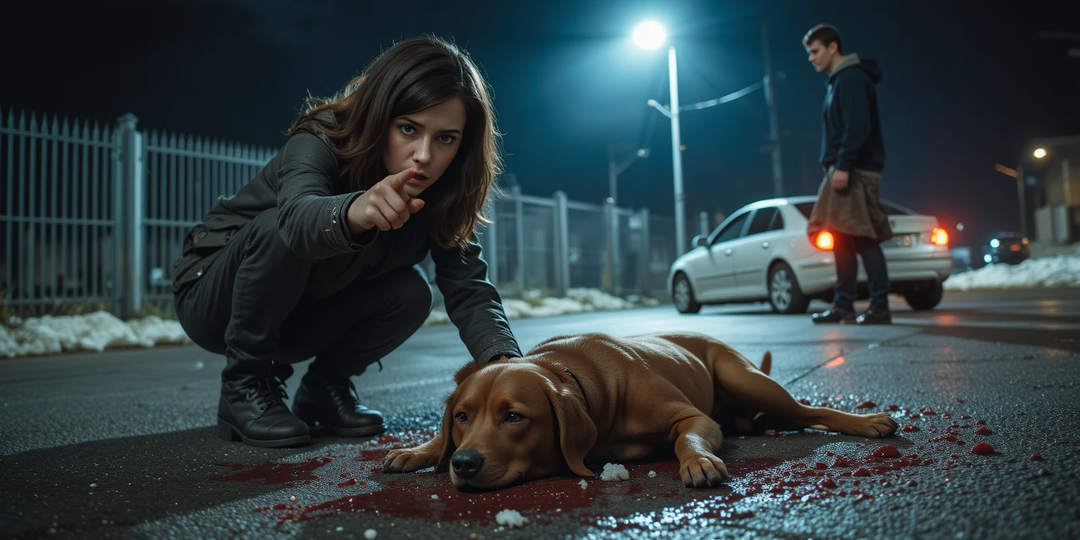 "Видела номер машины?" - спросил полицейский - "Видела. И то, как они выкинули собаку и уехали" - я сжала кулаки