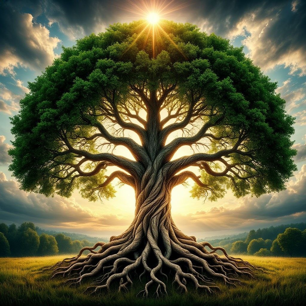 Мировое Древо по версии нейросети