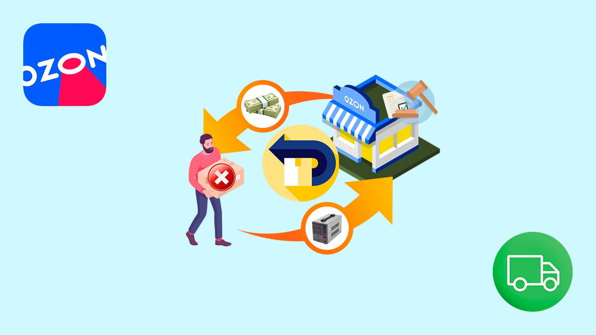 Как вернуть бракованный товар на Озон