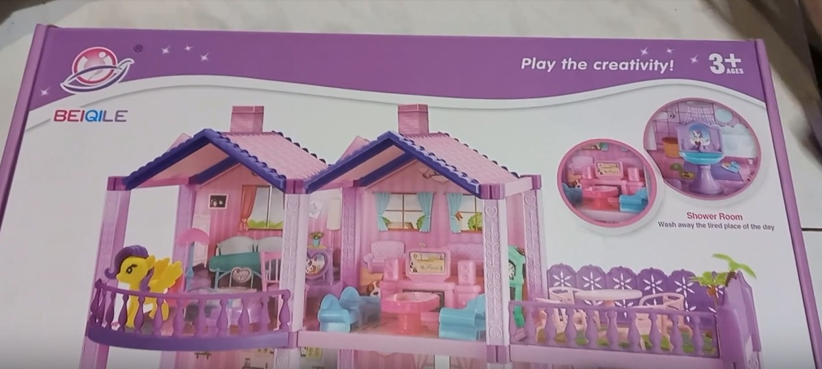 Кукольный домик для внучки из личного архива