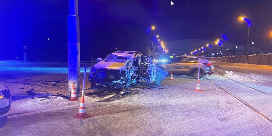 Водитель Haval погиб после наезда на опору ЛЭП в Магнитогорске