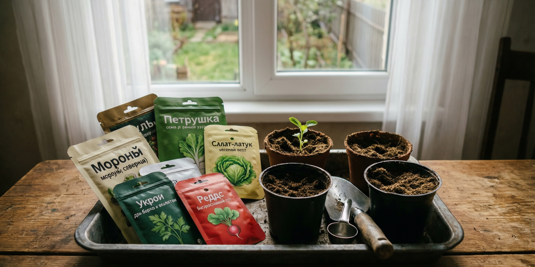 какие семена сажать в январе