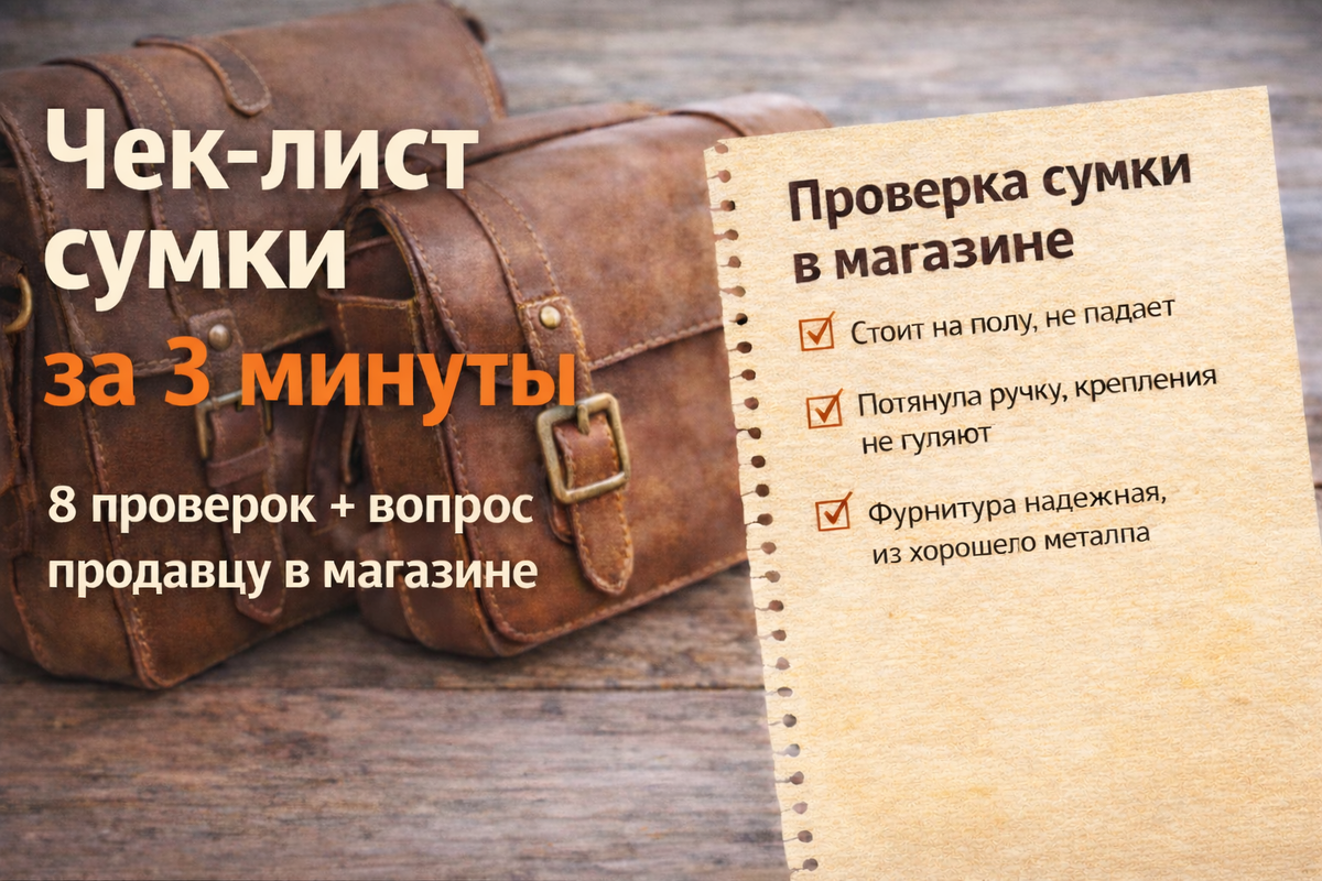 Не хочется "выкидывать деньги на ветер? Проверяйте сумку при покупке.