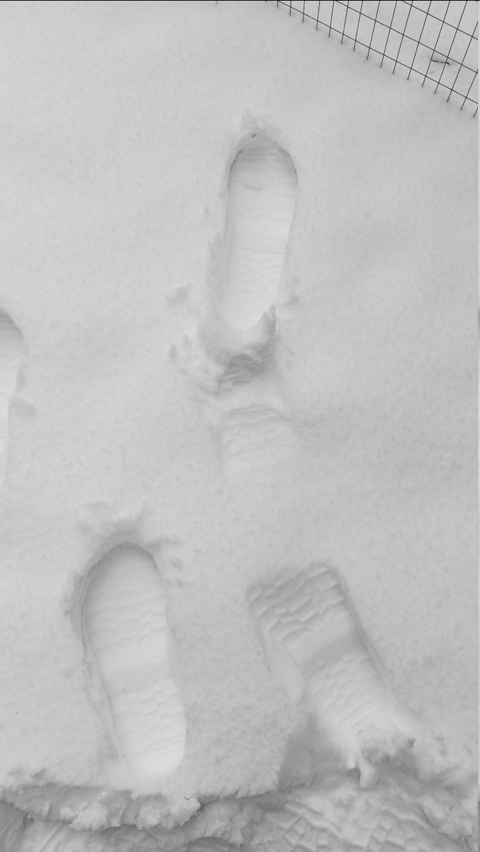 следы здорового человека