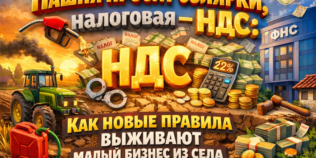 Пашня просит солярки, а налоговая — НДС: как новые правила выживают малый бизнес из села