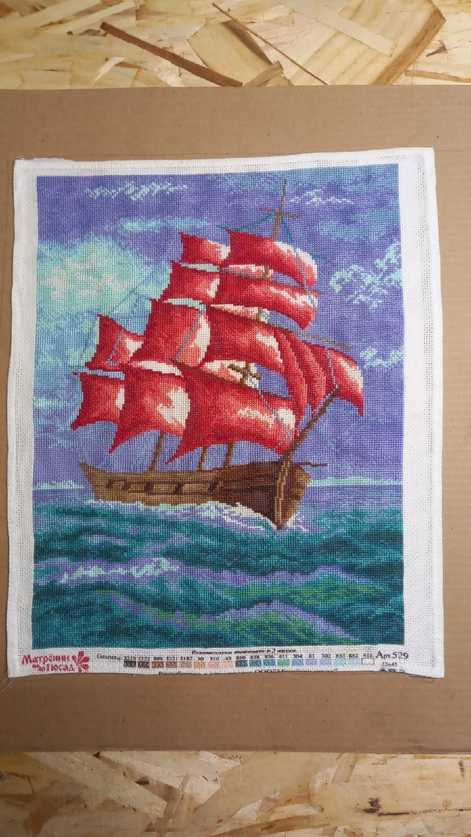 Без оформления багета 