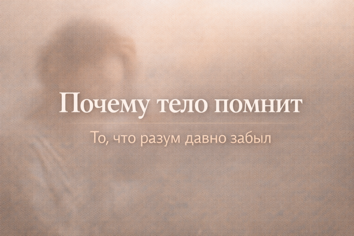 Почему тело помнит то, что разум давно забыл