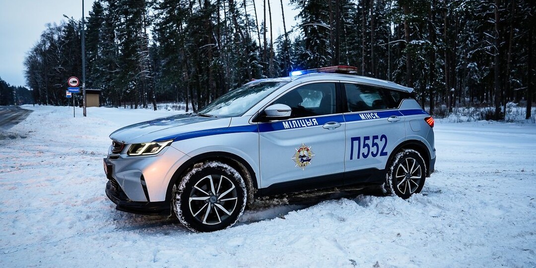 Рейд ГАИ на зимних дорогах в первые дни нового года