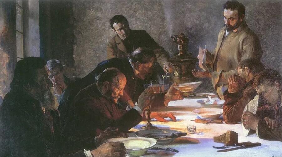    Яцек Мальчевский, «Сочельник в Сибири», 1892 г. Фото: общественное достояние