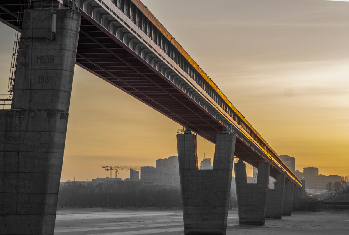 Новосибирский метромост. Фото: Федор Филатов
