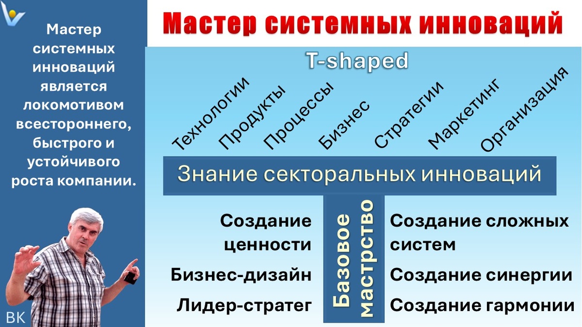 T-shaped Мастер системных инноваций. Вадим Котельников