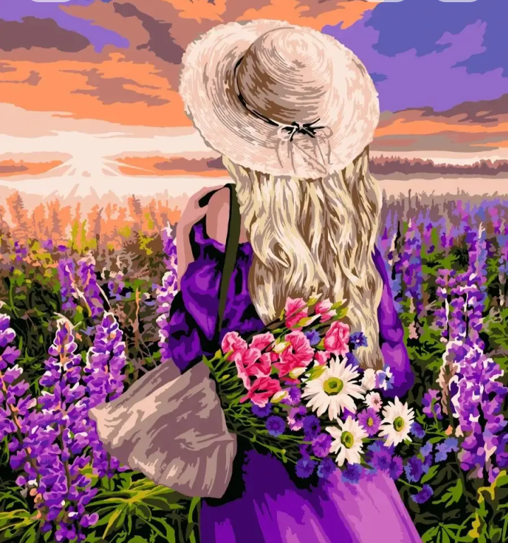 Моя будущая картина красками  по номерам  