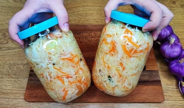 Капуста «Суточная» которую готовлю круглый год. Хрустящая и очень вкусная