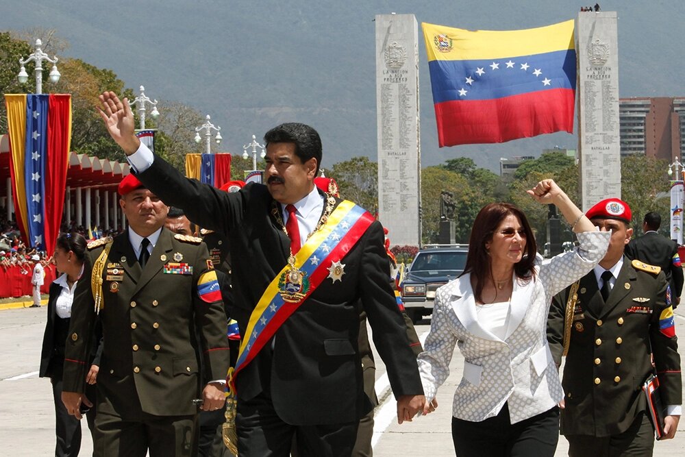    Николас Мадуро и Силия Флорес, 2014 год. Фото: www.globallookpress.com