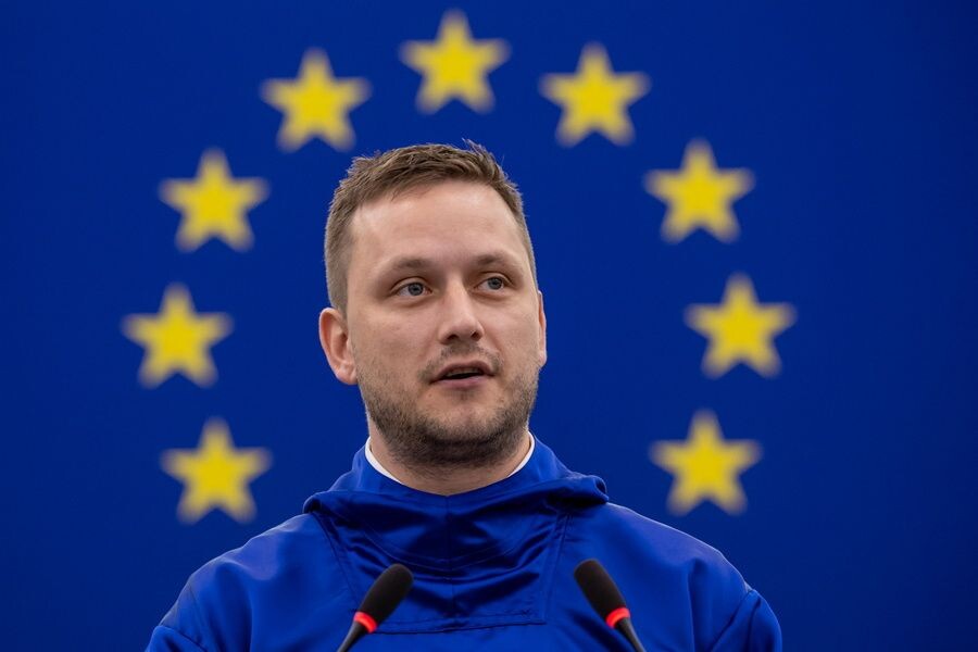    Премьер-министр Гренландии Йенс-Фредерик Нильсен / Источник: © CHRISTOPHE PETIT TESSON/EPA/ТАСС