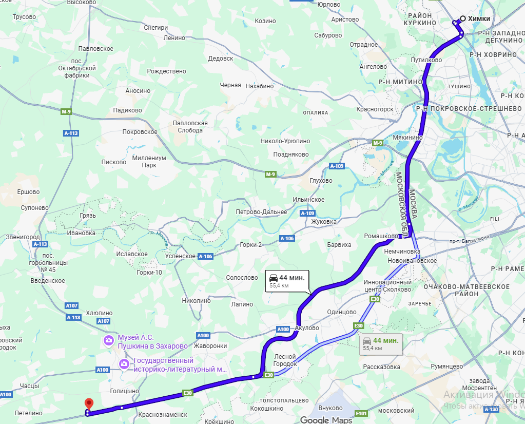 С МКАДА съезжаем на платную дорогу