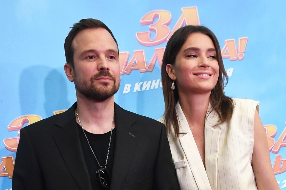    Алексей Чадов с женой Лейсан Галимовой. Михаил ФРОЛОВ