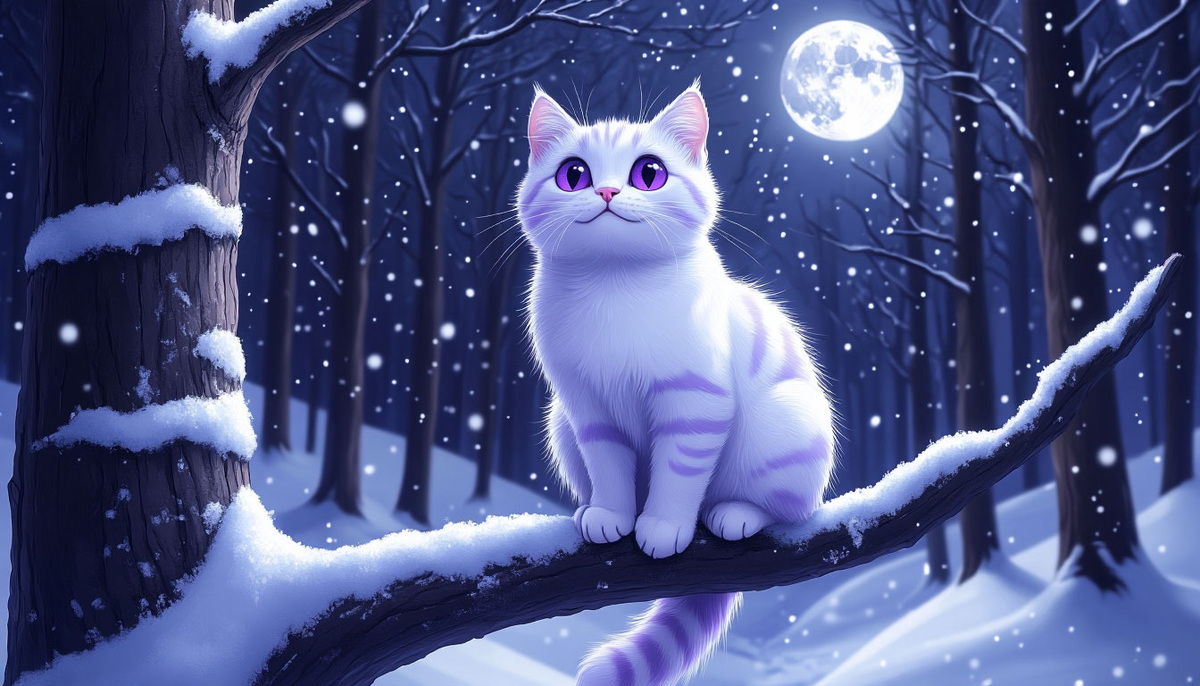 Когда во тьме горит Луна, какие сны дарит она? Изображение от ИИ Шедеврум