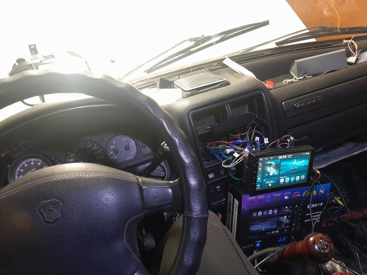 Установка магнитоллый андройд