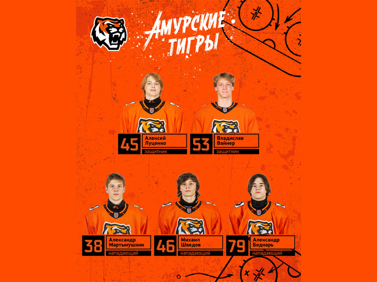     Такой хоккей нам нужен: в хабаровских «Амурских тиграх» впервые в истории будут играть сразу пятеро местных воспитанников. Фото: ХК "Амур"