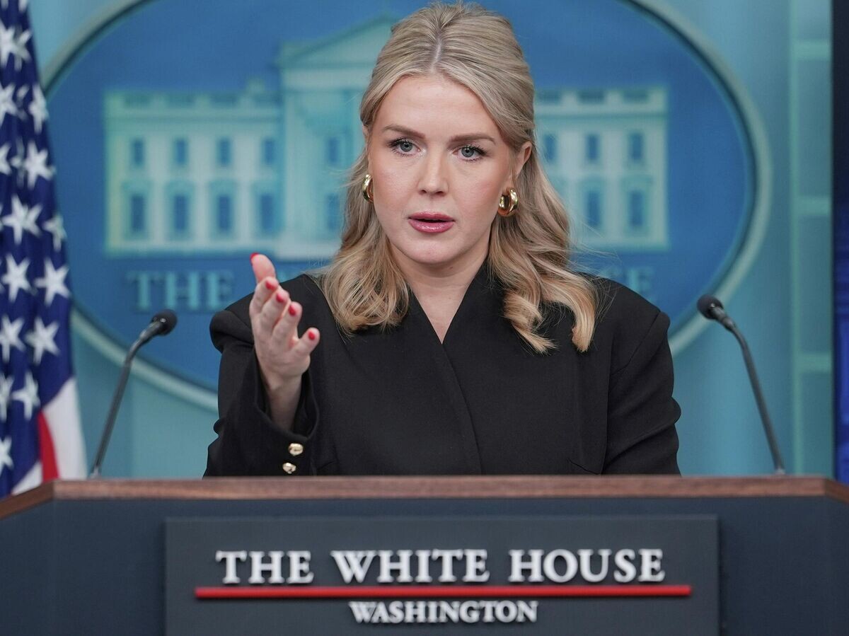    Пресс-секретарь Белого дома Каролин Левитт | © AP Photo / Alex Brandon