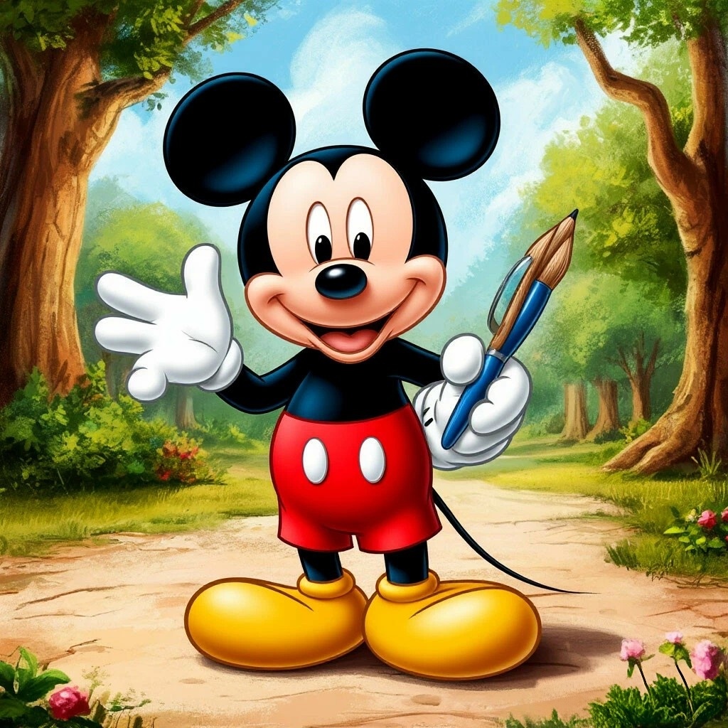 Микки Маус, будем знакомы. Картинка создана ИИ 