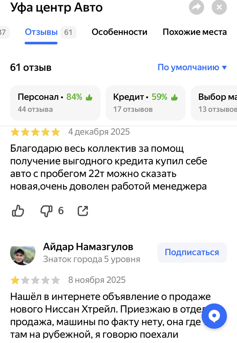Уточняйте сразу, на какой площадке интересующий вас авто.
