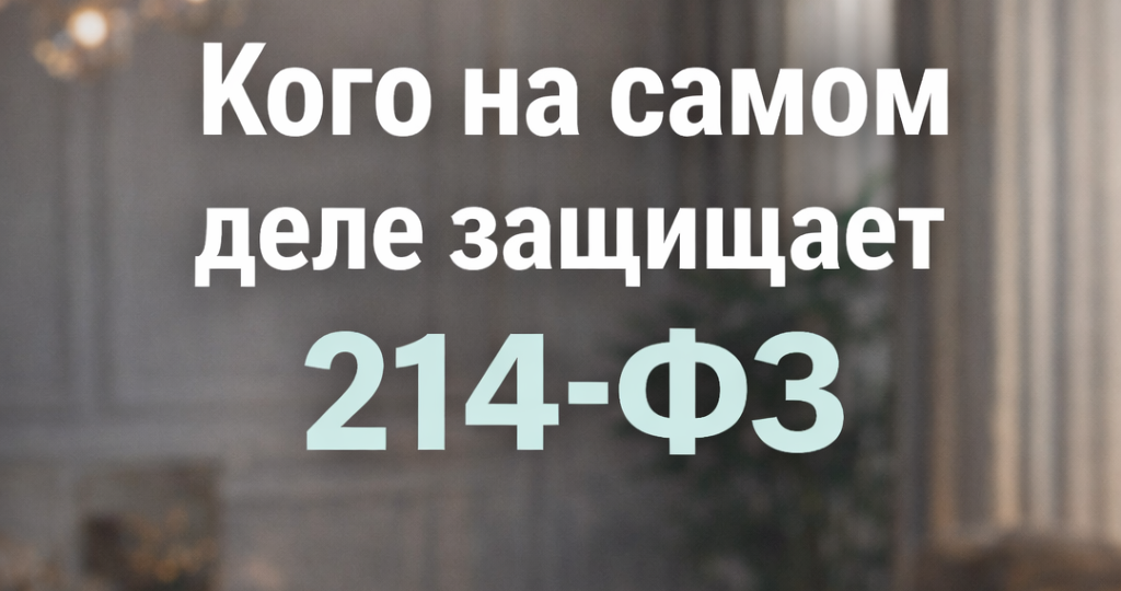 214-ФЗ давно стал для покупателей новостроек символом безопасности.