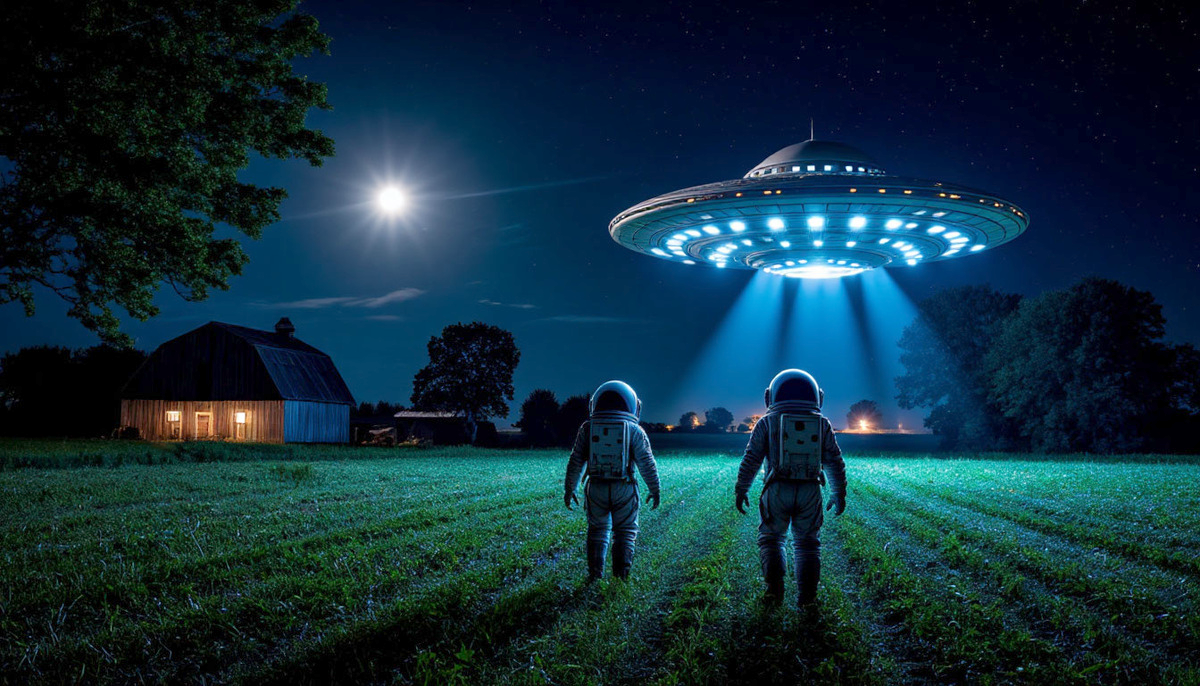 Двое низкорослых гуманоидов ограбили фермера?