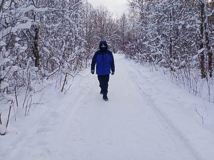 Думаете, по лесу гуляет? Нет. В магазин идёт.