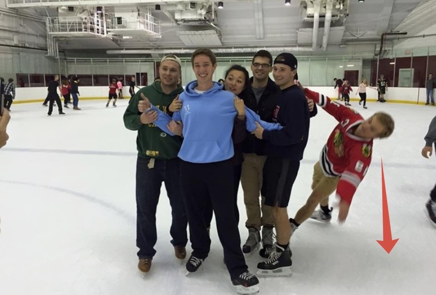 Фото на катке.