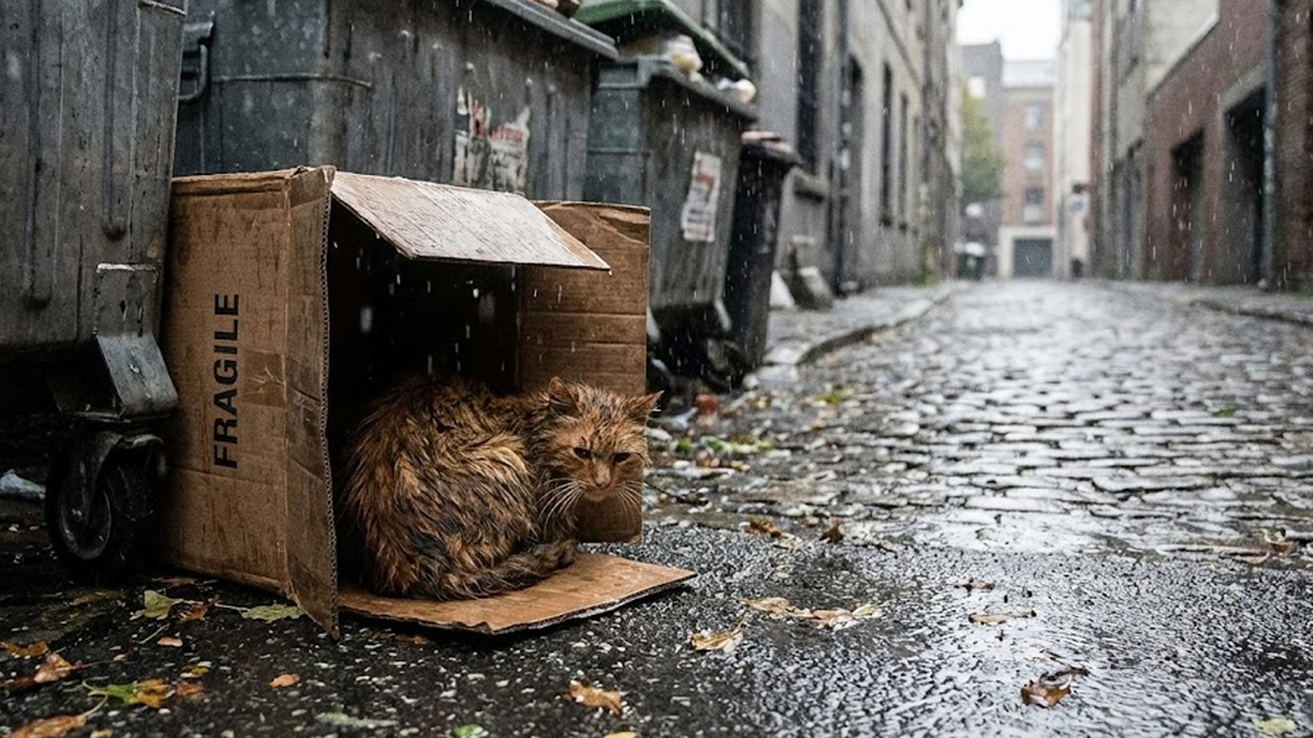 15 лет домашней жизни уместились в промокшую коробку из-под сапог.