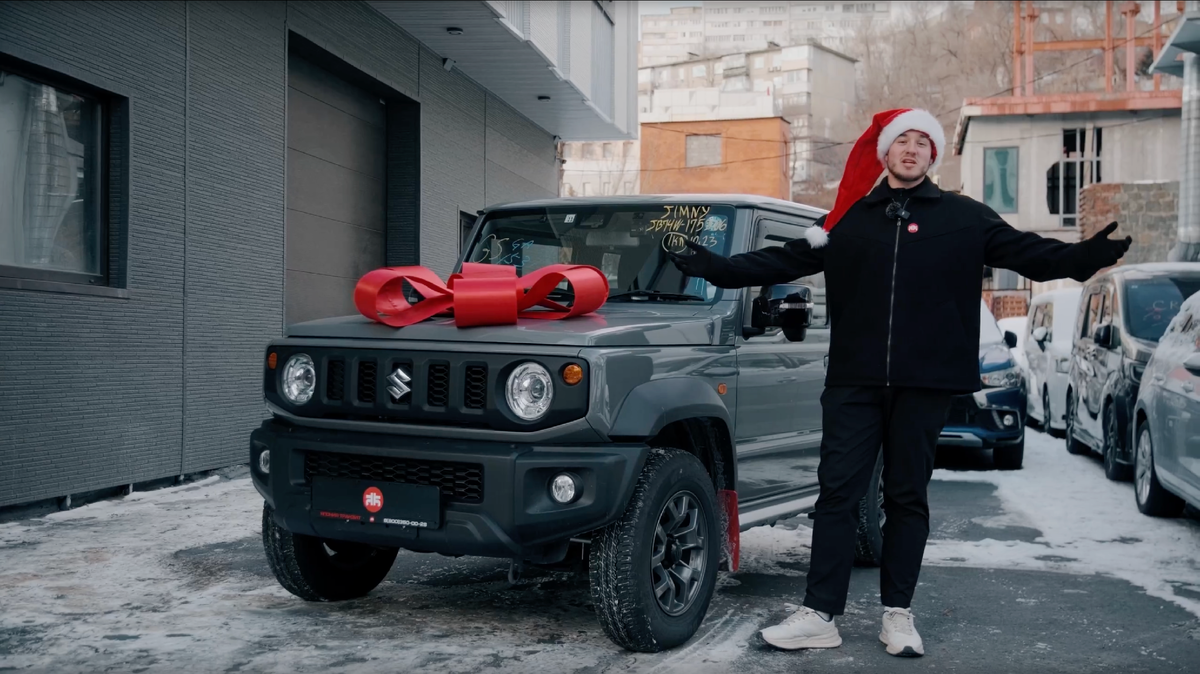 Suzuki Jimny. Источник: скриншот из VKвидео канала «Япония Транзит»