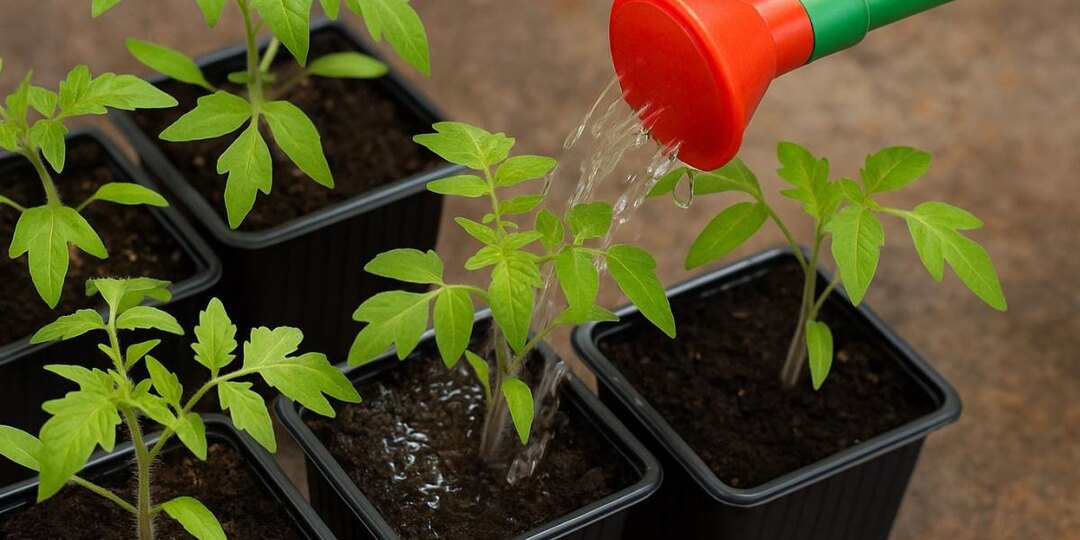 Йод и молоко укрепляют рассаду томатов на ранней стадии роста