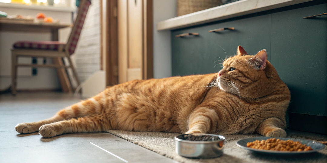 Почему толстая кошка не худеет на диете — 5 ошибок владельцев