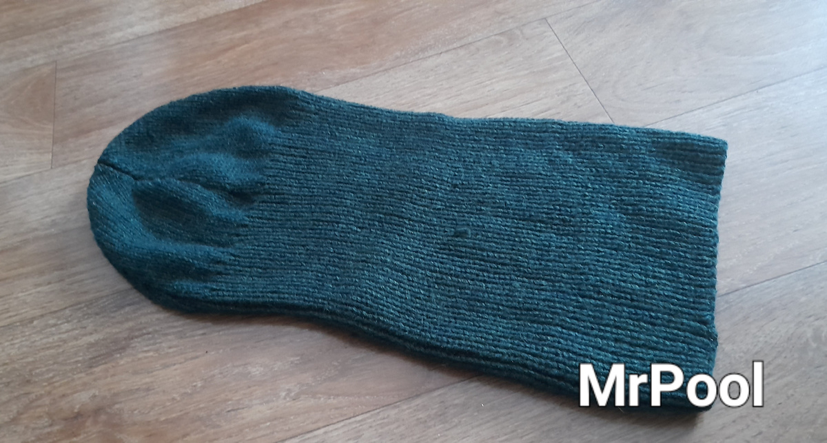 Шапка "Осьминожка" в развернутом виде