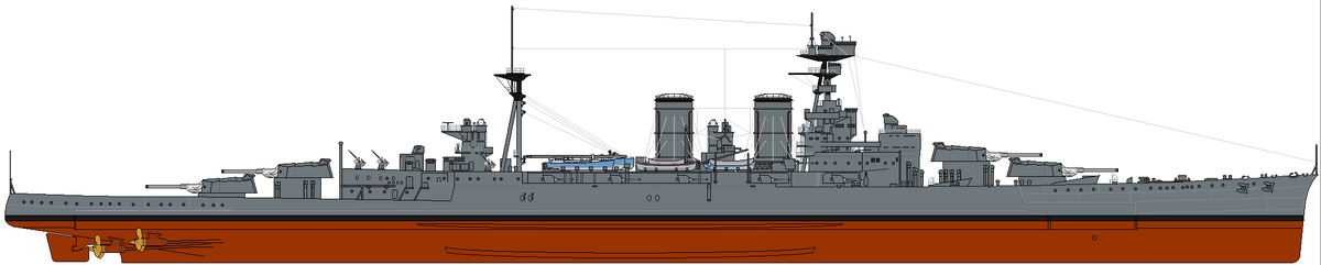 Схема HMS Hood